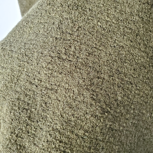 Green knit maxi skirt with orange polkadots - Picture 7 of 11